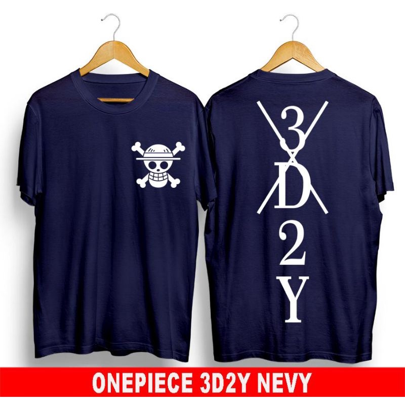 Kaos Pria Distro One Piece 3D2Y / Baju Kaos Pria / T-shirt Pria Murah / Pakaian Pria "Best Seller"