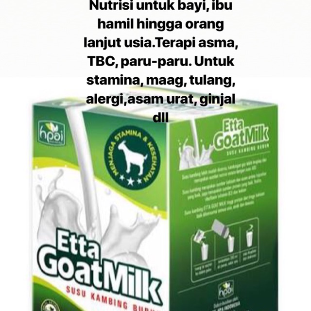 

Etta goat milk/ susu kambing