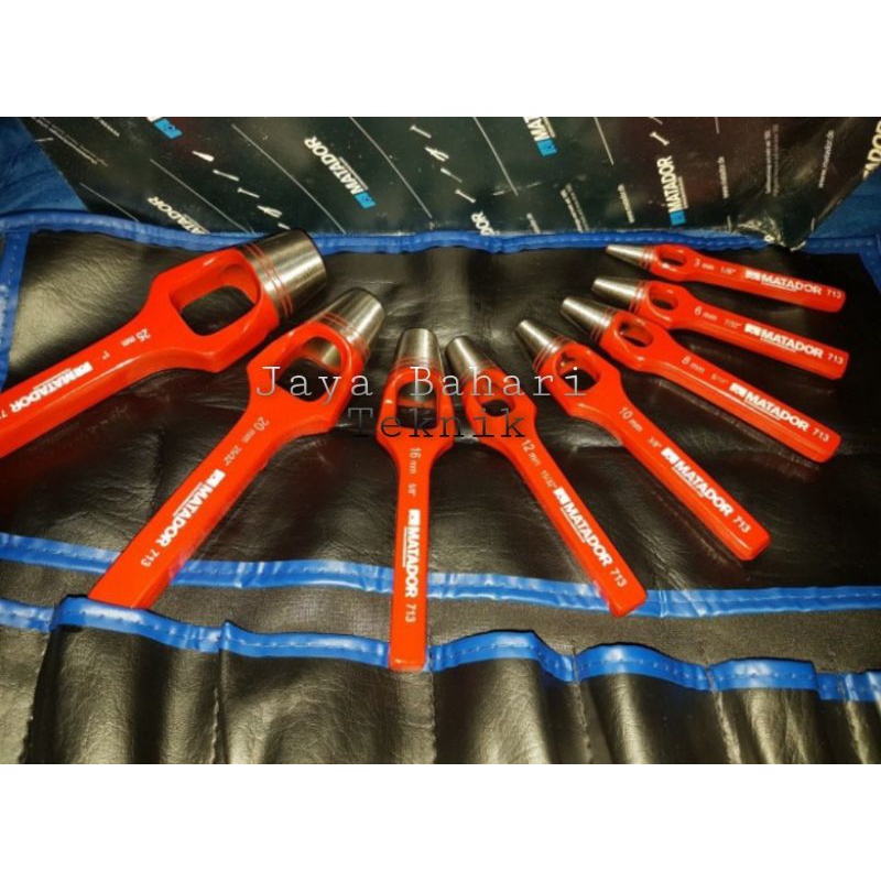 

MATADOR Alat Pembolong Plat Plong Set 8 Pcs Hollow Punch Germany