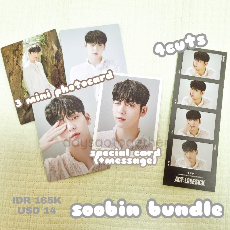 [ACT:LOVESICK MERCH] MINI PHOTOCARD SOOBIN BUNDLE SET