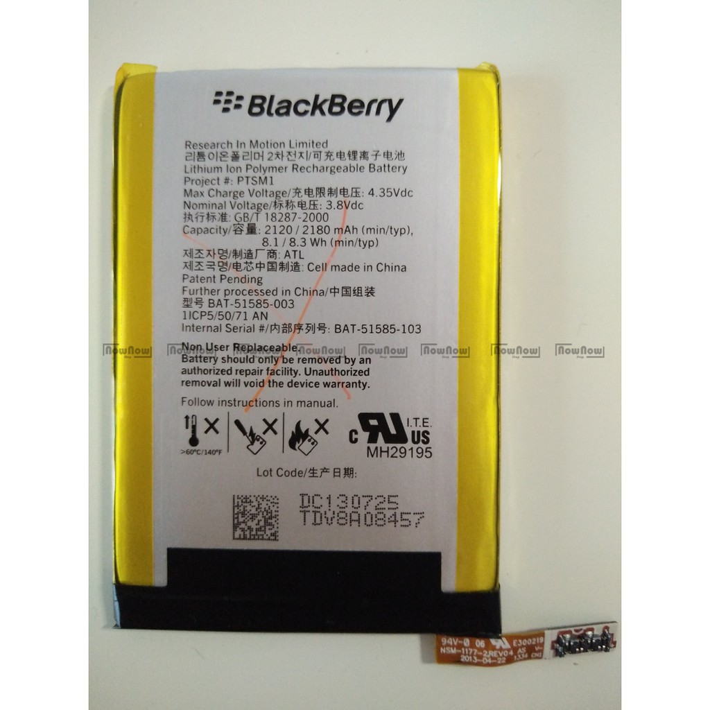 Baterai Blackberry Q5 Original ORI OEM BB Batre Battery