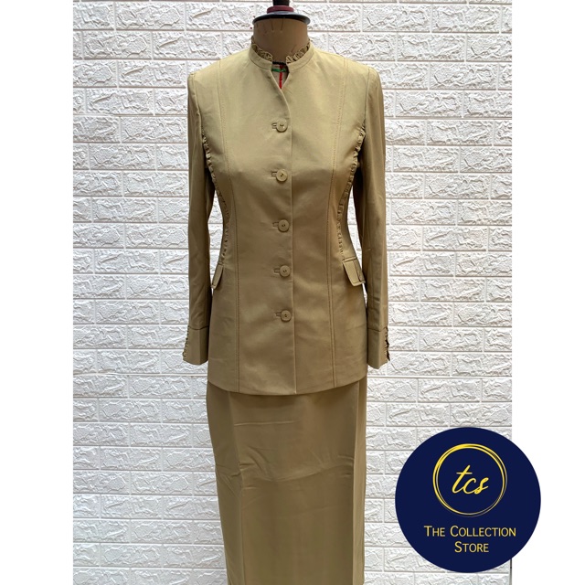 BLAZER WANITA FORMAL POLOS, Seragam Guru, Blazer Guru, Jas Khaki | M-112