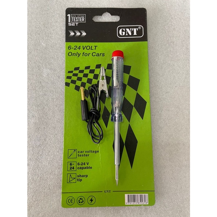Tespen DC 6-24V Tespen Kabel Testpen Aki