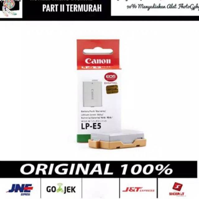 Baterai Canon LP-E5 Battery Canon LPE5 for Canon 1000D 500D 450D