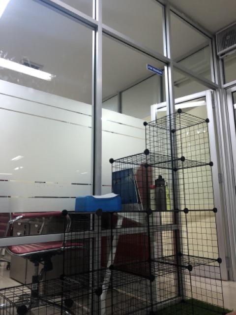  Rak  buku  besi  rak  serbaguna rak  toys storage box lemari 
