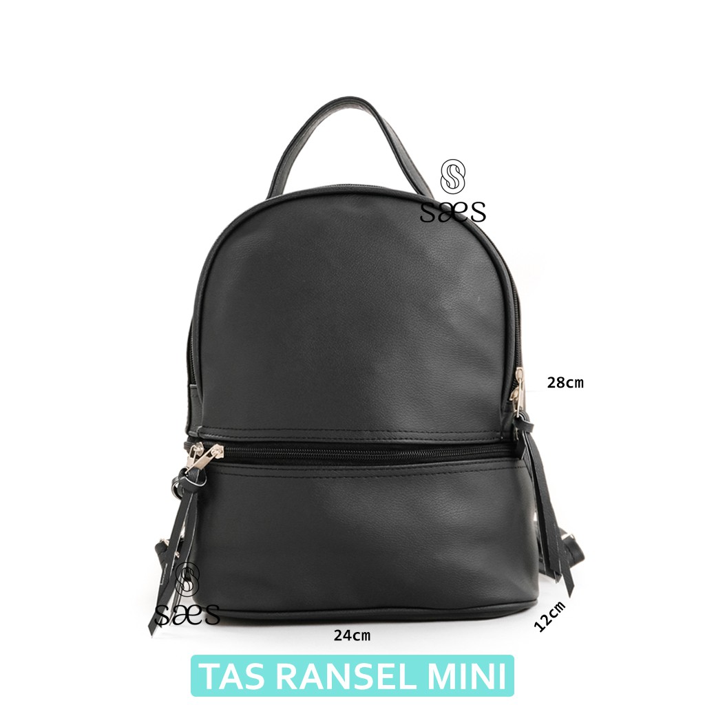 Saes Tas Ransel Wanita kulit mini Multifungsi Feli Backpack kulit murah Felicia