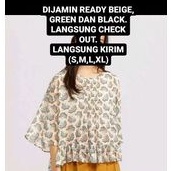 UNIQLO ANNA SUI ORIGINAL ASLI 100% SALE 80% READY Blouse Wanita Batik Rayon Katun Formal Casual