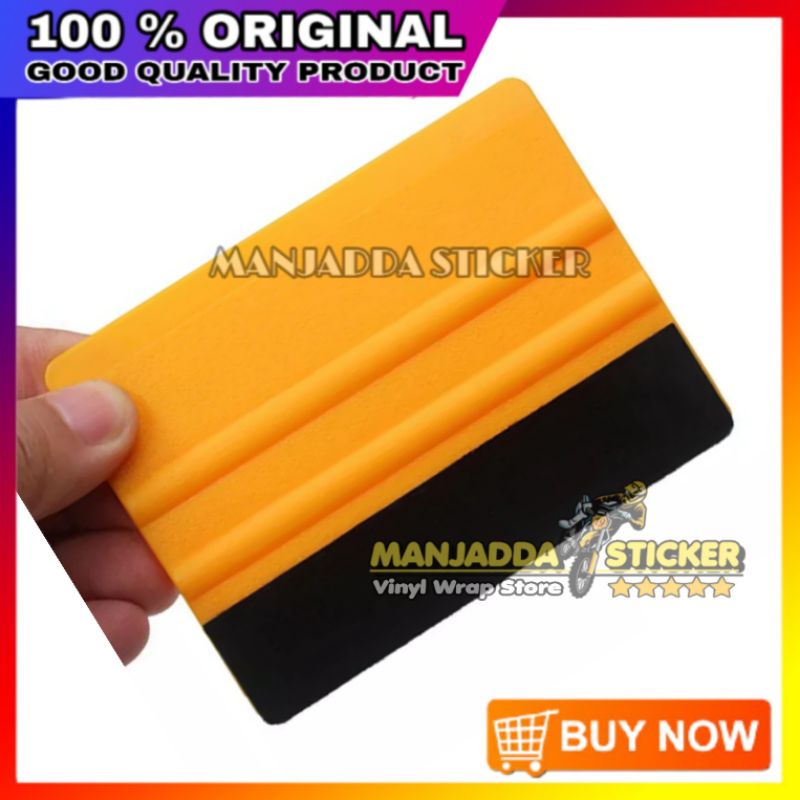 RAKEL SCRAPER ALAT BANTU PASANG STIKER SKOTLET MOTOR KACA FILM WALL STICKER ANTI BARET