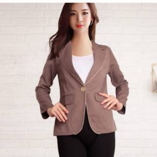 Blezer formal wanita serian warna merah marron biru bca Blezer formal wanita serian warna merah marron biru bca