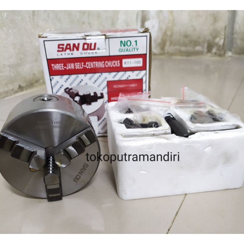 Claw Bubut 4" 3 Jaw / Chuck Bubut 4 inch -100 mm