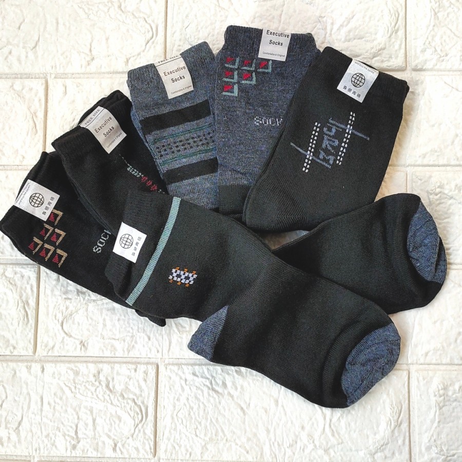 Kaos Kaki Pria Setengah Betis SET ISI 3-1