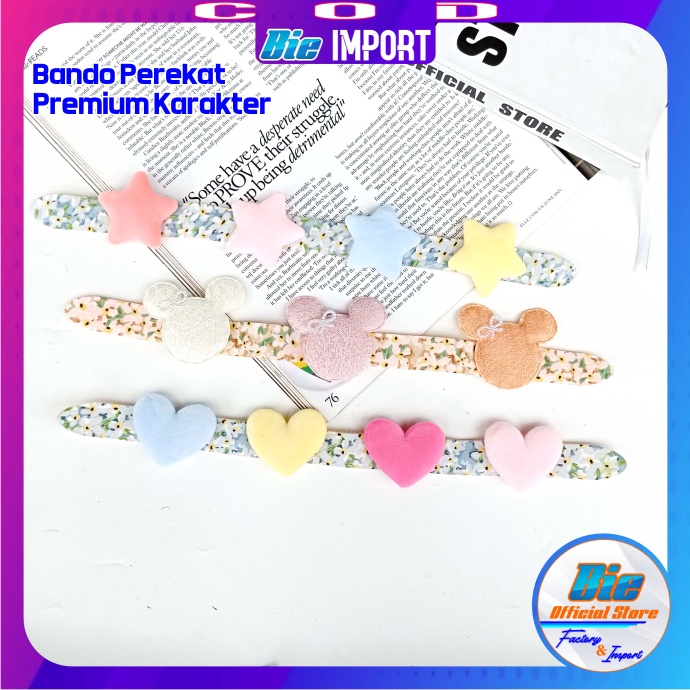 Perekat Rambut Poni Model Bando Impor Best Seller