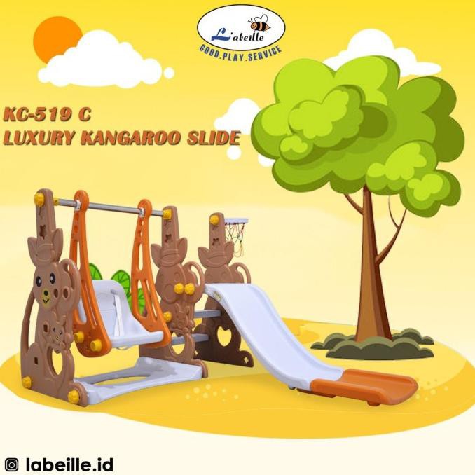 Kids Slide With Swing Tobebe Ayunan Prosotan Perosotan Anak Playhouse