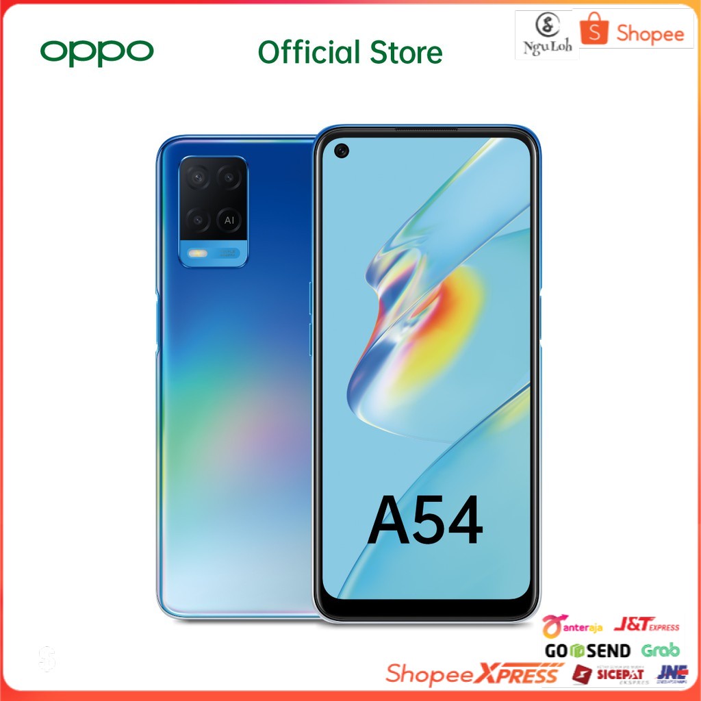 OPPO A54 4/64GB [16MP Selfie Camera, IPX4 Water Resistant, 5000mAh Battery, Eye-care Neo Display]-0