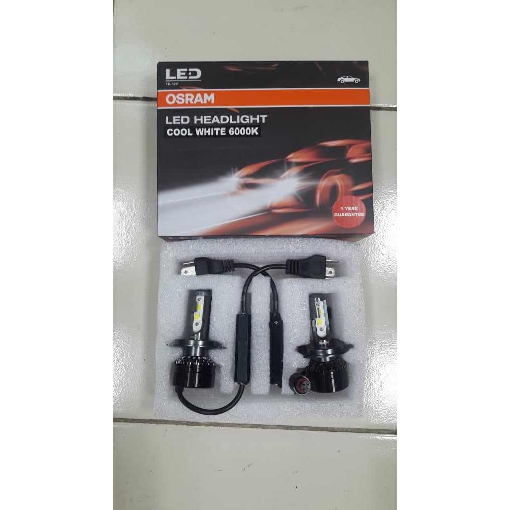 JUAL OSRAM LED HEADLIGHT COOL WHITE 6000K H4 12V LAMPU MOBIL WARNA PUTIH #4