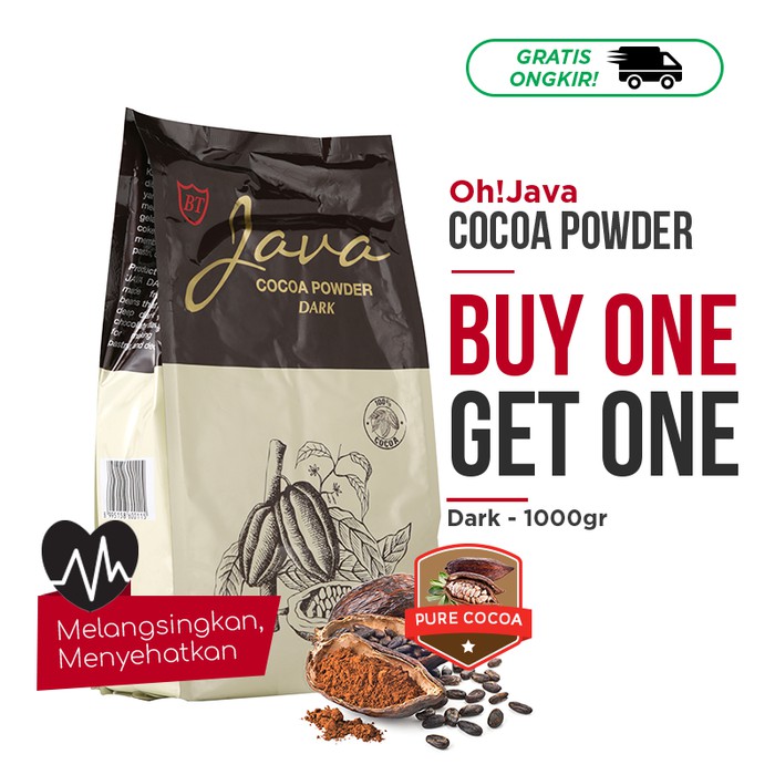 

Buy 1 Get 1 - Oh! JAVA DARK Cocoa Powder 1000g