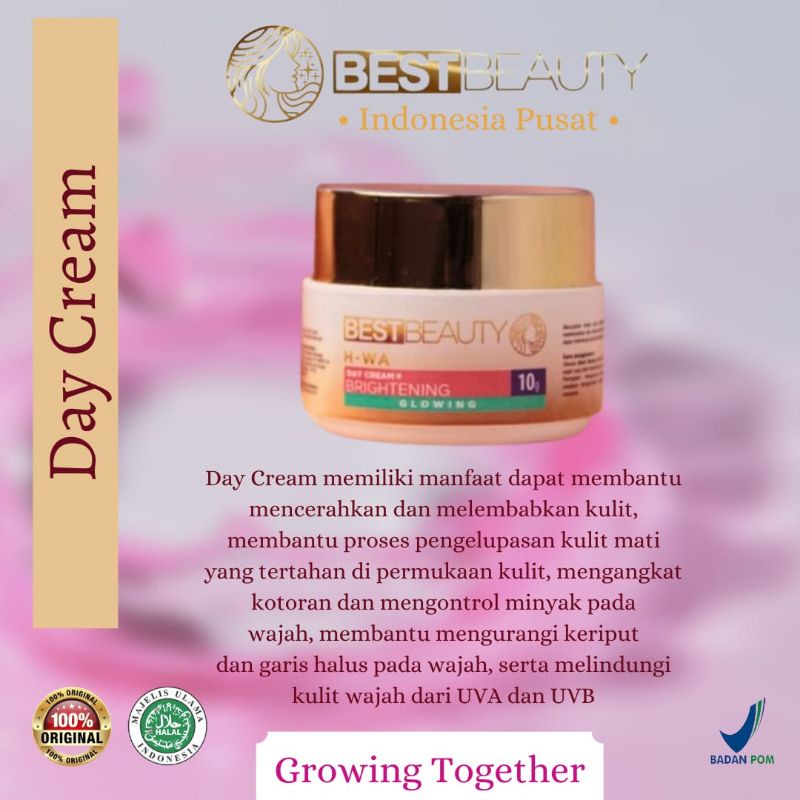 BEST BEAUTY DAY CREAM BRIGHTENING ORIGINAL BPOM BISA COD