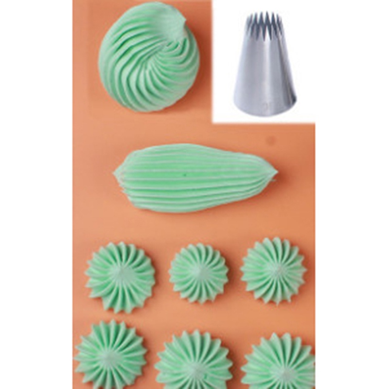 5pcs / Set Alat Nozzle Icing Piping Krim Kue Ukuran Besar Gaya Rusia Untuk Baking