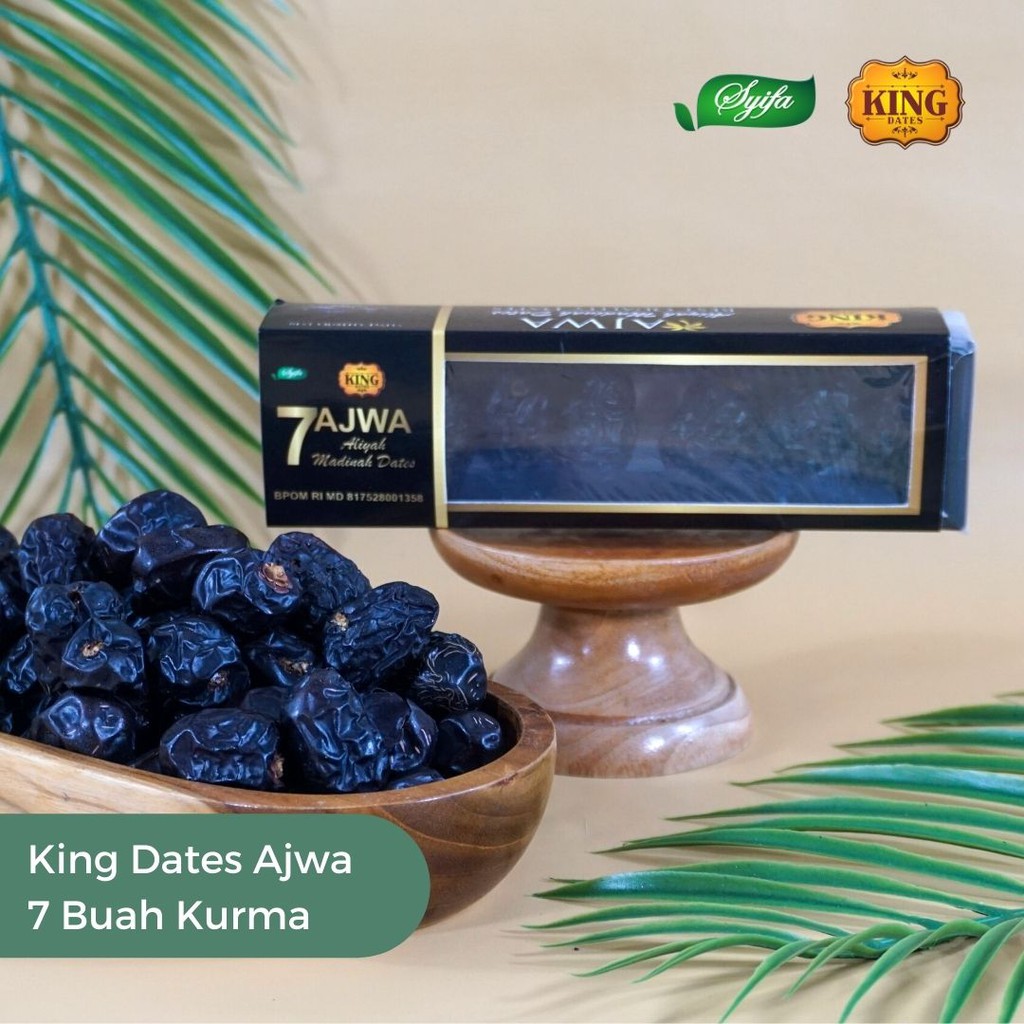 

Kurma Ajwa Seven Kurma Nabi 100 Gr Al Madinah Syifa isi 7 Butir Kurma Ajwa