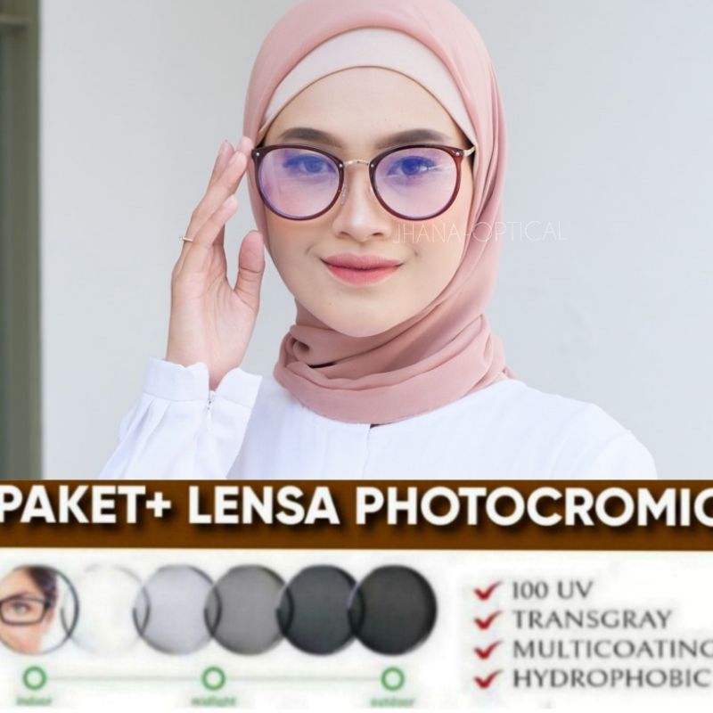 kacamata paket lensa photocromic anti radiasi|paket lensa blu-ray