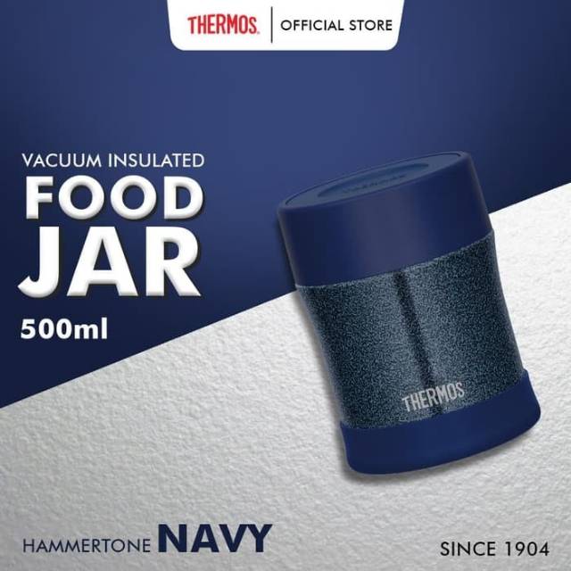 Thermos Food Jar 500ml JBM-500WK JBM501KON JBM502CHO Food Jar Navy Choco Brown