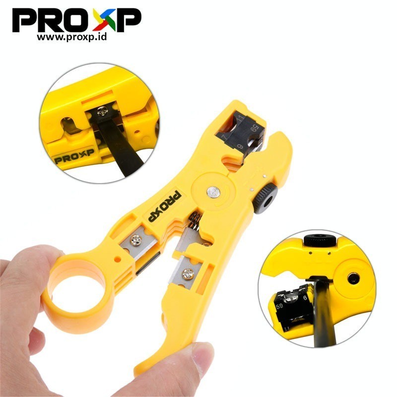 Alat Pengupas Kabel LAN Cable Wire Stripper Cutter ProXp