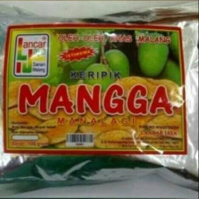 

Kripik buah Mangga Lancar Jaya khas Malang