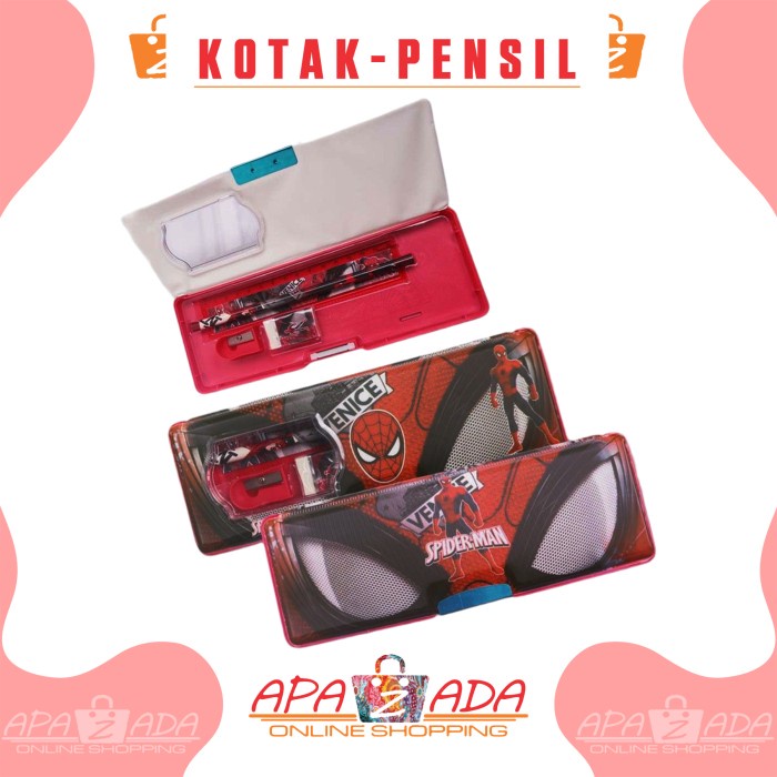 

Murah Apazada - Kotak Pensil Magnet + Set Alat Tulis Karakter Hemat