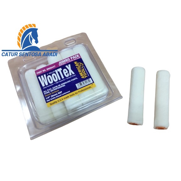 

Bulu Kuas Rol Kapal Cat Roll Kecil 4" Inch American Tool WoolTex CSA