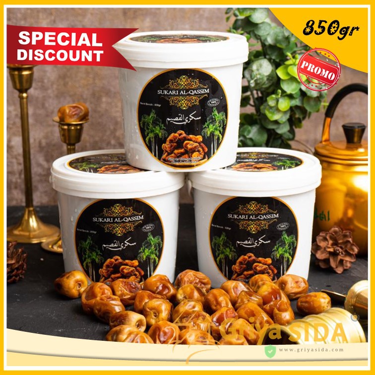 Kurma Sukari al qosim 850gr Sukari ember Al qassim madinah original