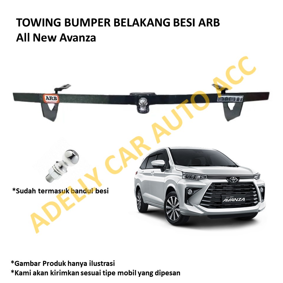 Towing Besi Belakang ARB Mobil Toyota All New Avanza