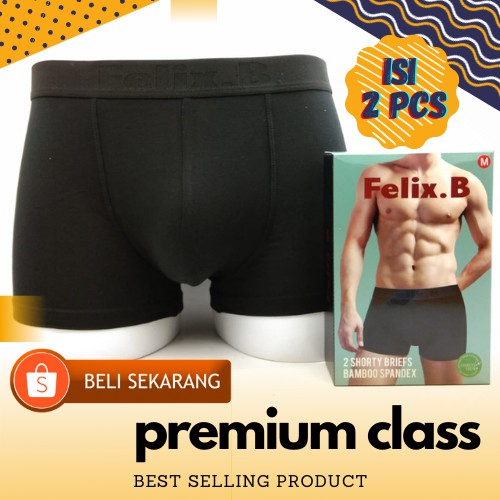 Underwear pria boxer celana dalam pria premium original import motif terbaru dewasa cowok bisa COD