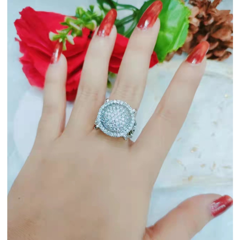 Cincin Xuping Permata Lapis Emas Perhiasan Fashion 1229