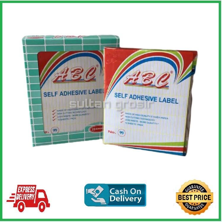 

LABEL ABC 99 STIKER LABEL SELF ADHESIVE LABEL UNDANGAN