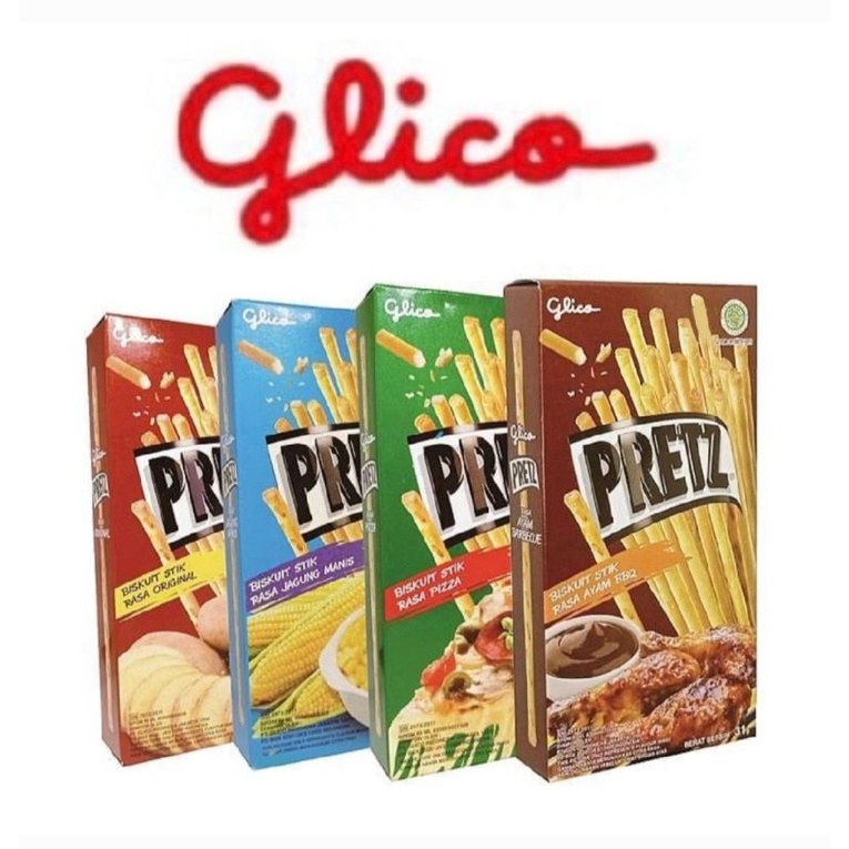 

Pretz - Glico Pretz Biscuit Stick Original Ayam BBQ JagungManis Pizza