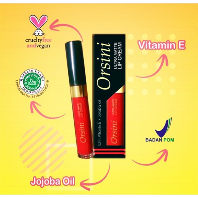 Orsini Ultra Matte Lip Cream