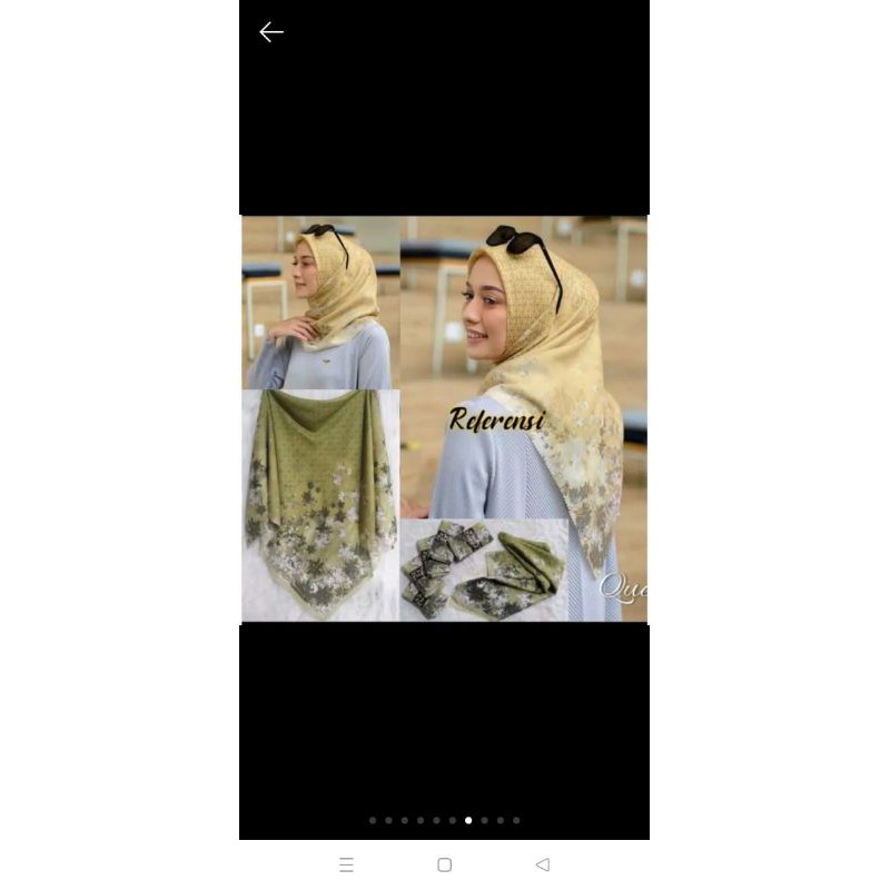 SEGIEMPAT MOTIF ORI FH SCARF