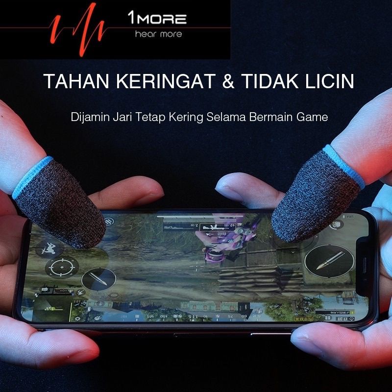 Sarung Jempol Premium ISI 2 Anti Basah Gaming List Warna