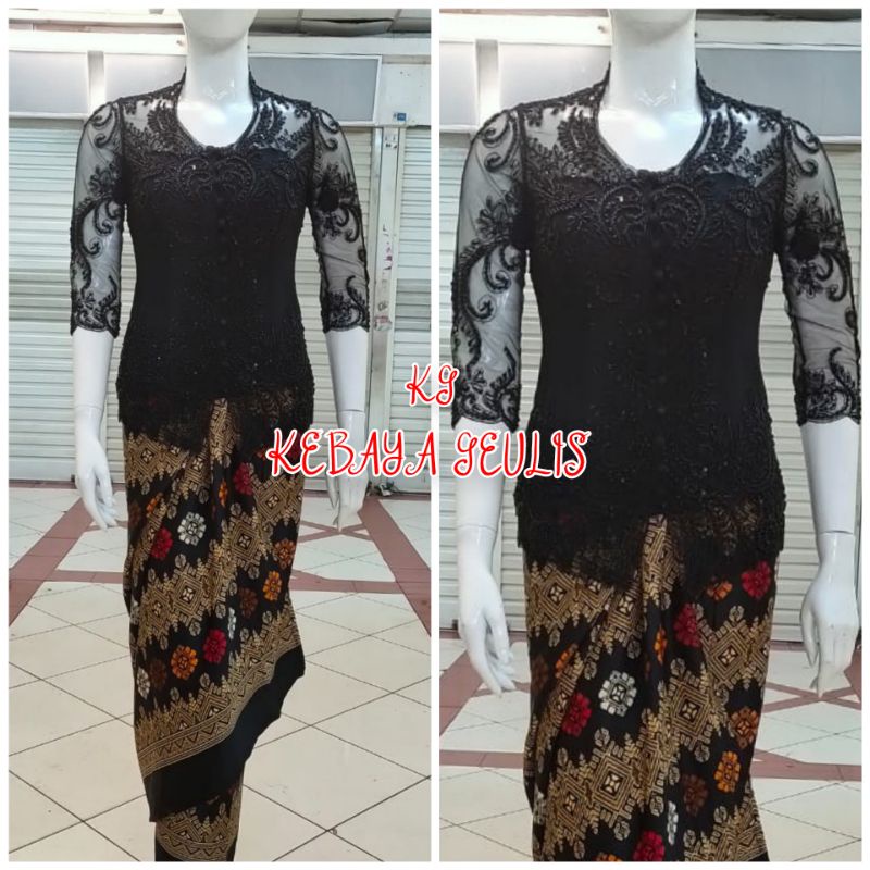 set kebaya wisuda kebaya abege model kerh sunda lengan 7/8