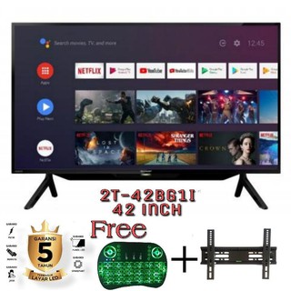 LED 42 INCH SHARP 2T-C42BG1i ANDROID TV(KHUSUS GRAB