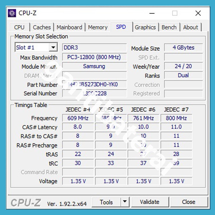 Ram Laptop Asus DDR3L 4GB PC3L-12800s 1600 Mhz