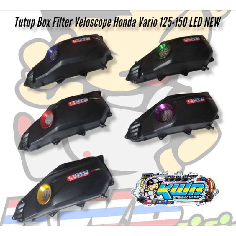 Cover filter veloscope honda vario 125 150 LED NEW bahan original