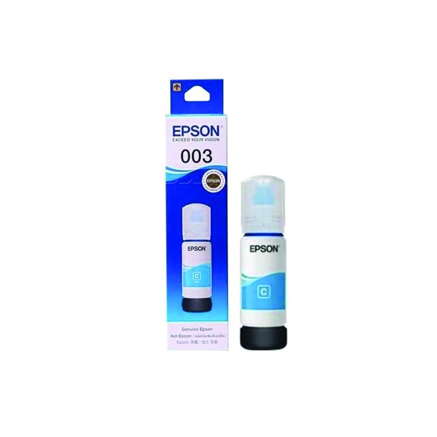 003C | REFILL INK EPSON 003 CYAN ORIGINAL RESMI