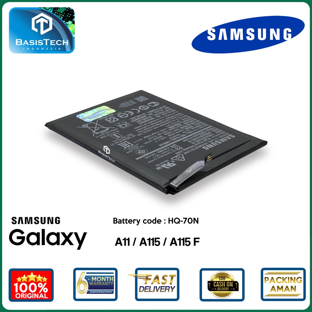 BATERAI SAMSUNG A11 - A115 - A115F - HQ-70N - ORI