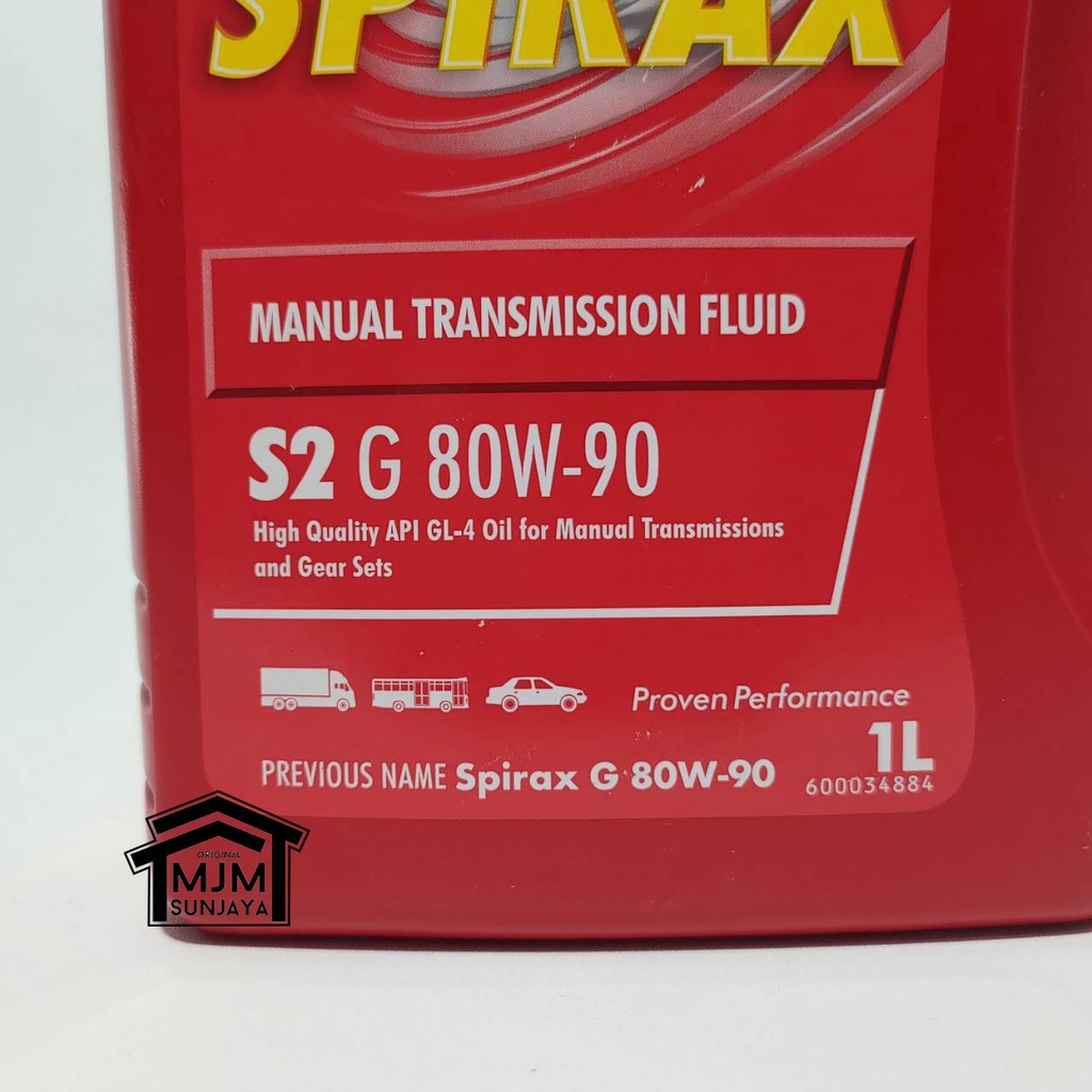 Oli Shell Spirax S2 G 80W-90 Transmisi Manual Gardan Persneling 80W90 1 Liter