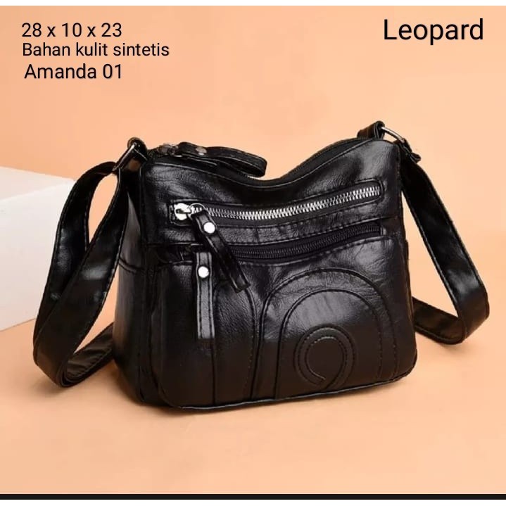 tas selempang wanita slingbag amanda tas kulit slingbag wanita best seller tas anak tas sekolah