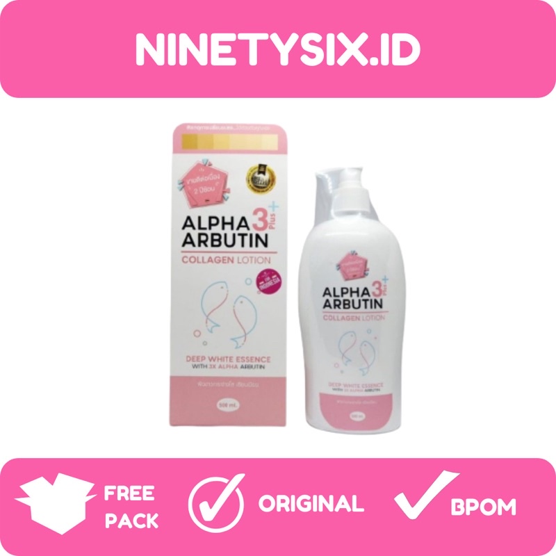 Precious Skin Alpha Arbutin 3 Plus Collagen Whitening Lotion , Hand Body / Lotion Pemutih 500ml