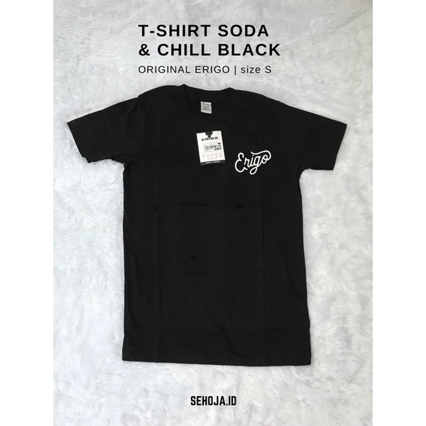 T-Shirt Erigo Soda & Chill Black Original