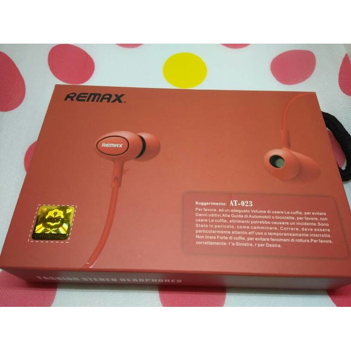 Headset Earphones Remax Super BASS