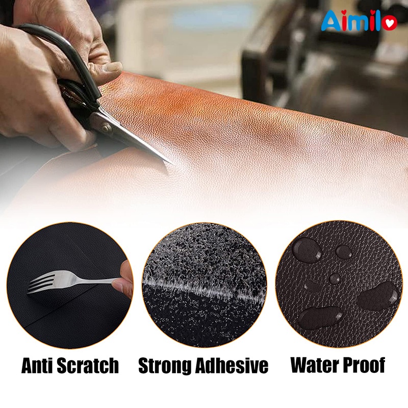 Awet Sticker Jok Motor Rusak - Stiker Perbaikan Kulit Sofa - Perbaikan Jok Mobil Robek Stiker Diy